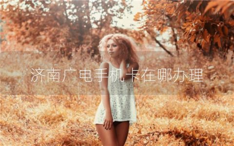 济南广电手机卡在哪办理