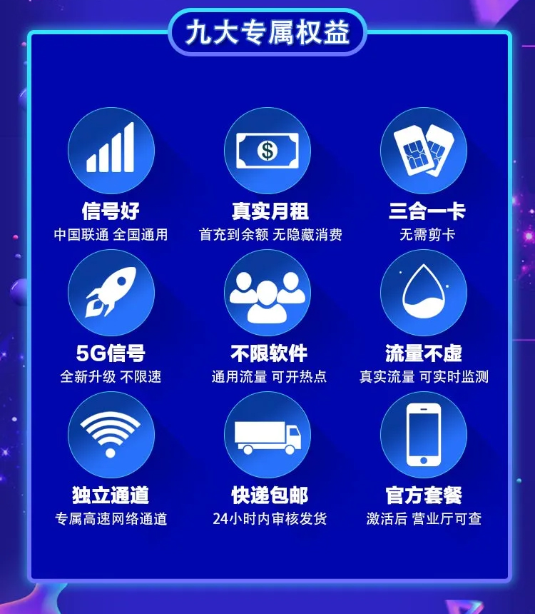 联通西瓜卡：月租29元包210GB全国流量+200分钟语音通话套餐介绍